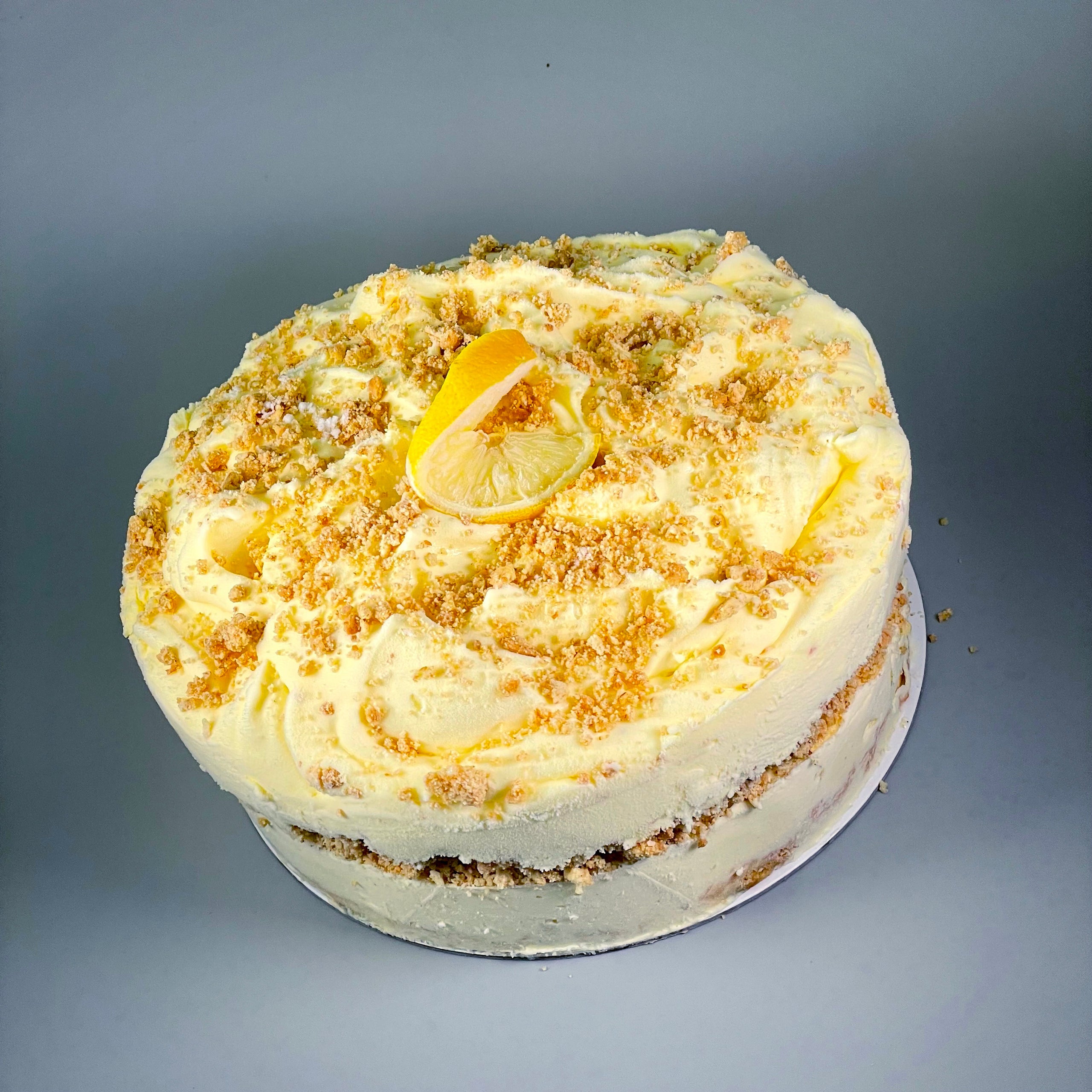 Lemon Cheesecake Ice Cream Cake Llanfaes Dairy Ice Cream